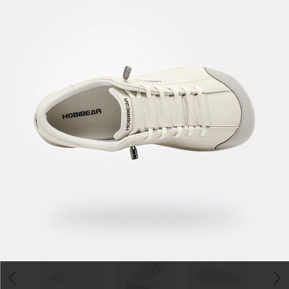 HOBIBEAR Women's White Sneakers